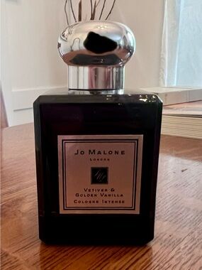 Jo Malone Vetiver and Golden Vanilla.